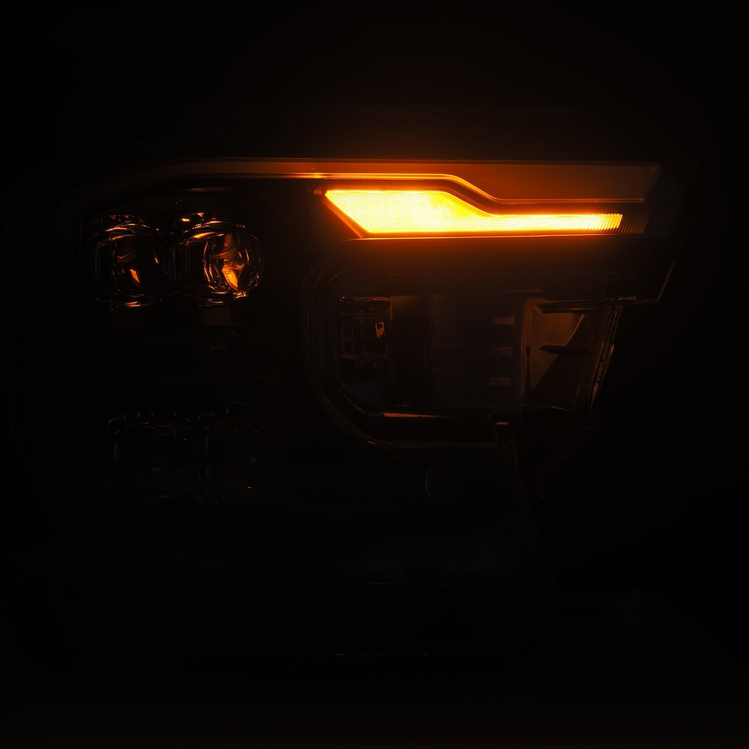 24-26 Ford Ranger / Raptor NOVA-Series LED Projector Headlights Black - Apollo Off-Road