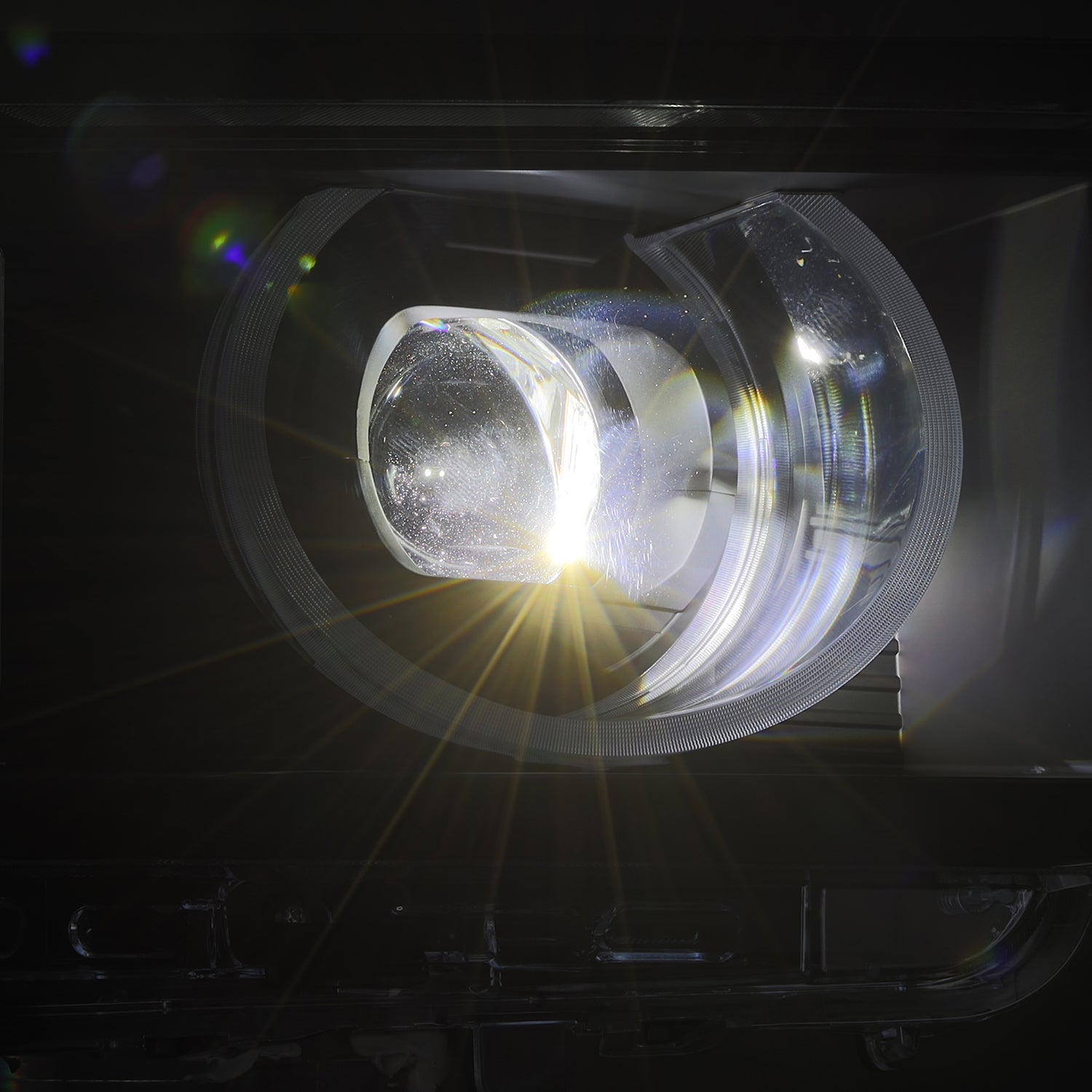 24-26 Toyota Land Cruiser Heritage-Edition LED Projector Headlights Black - Apollo Off-Road