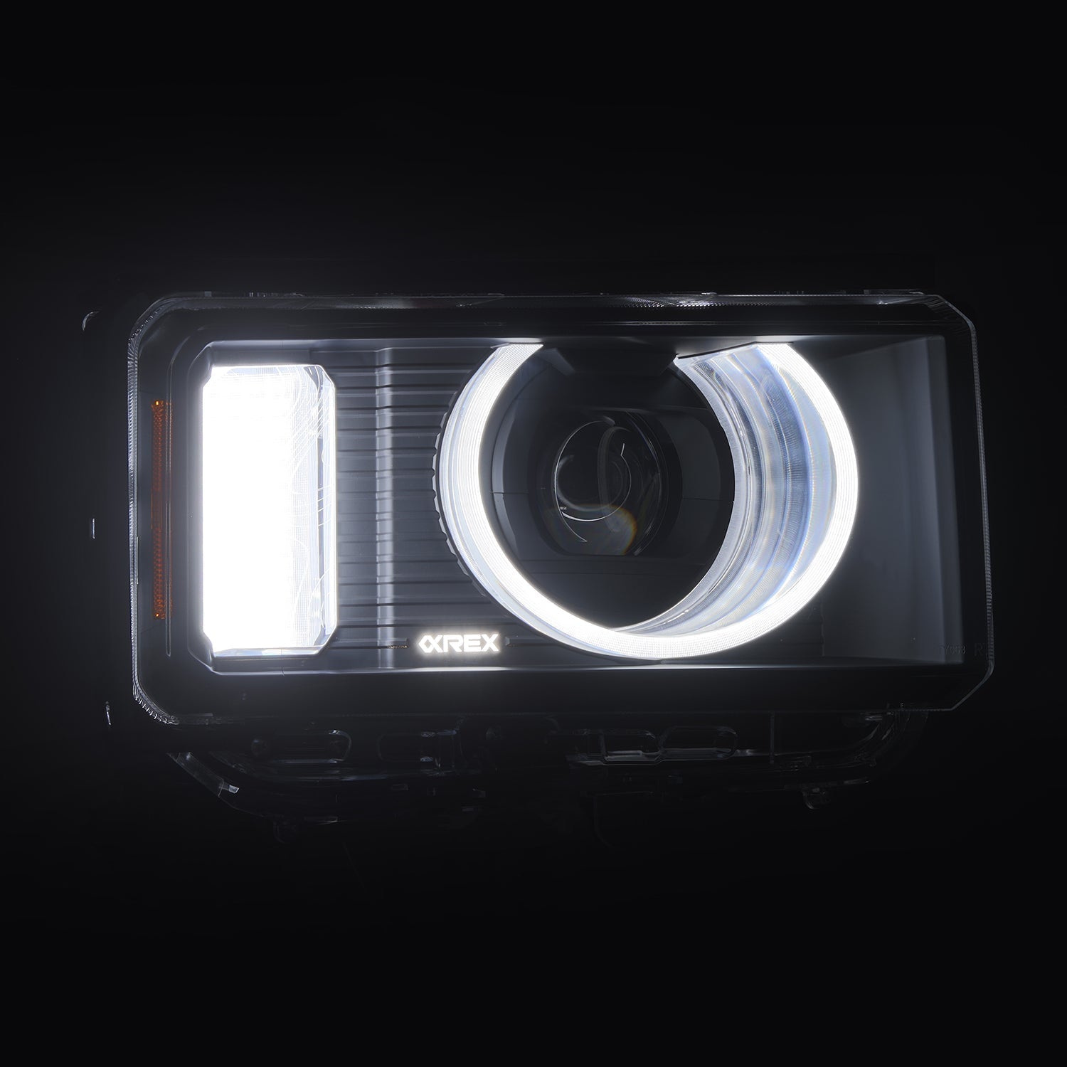 24-26 Toyota Land Cruiser Heritage-Edition LED Projector Headlights Black - Apollo Off-Road