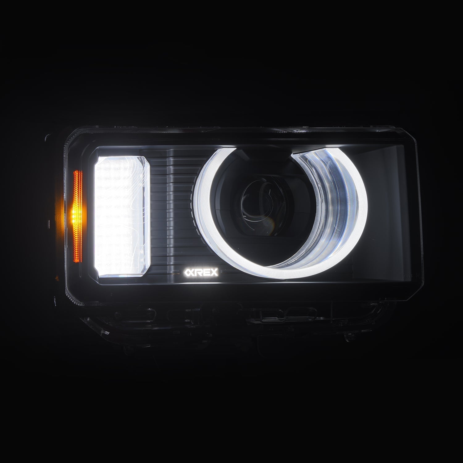 24-26 Toyota Land Cruiser Heritage-Edition LED Projector Headlights Black - Apollo Off-Road