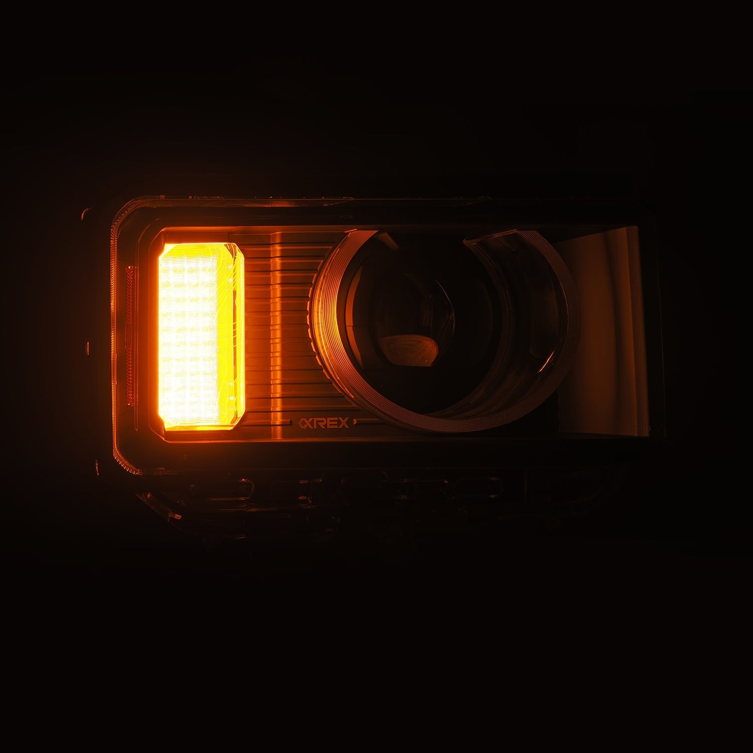 24-26 Toyota Land Cruiser Heritage-Edition LED Projector Headlights Black - Apollo Off-Road