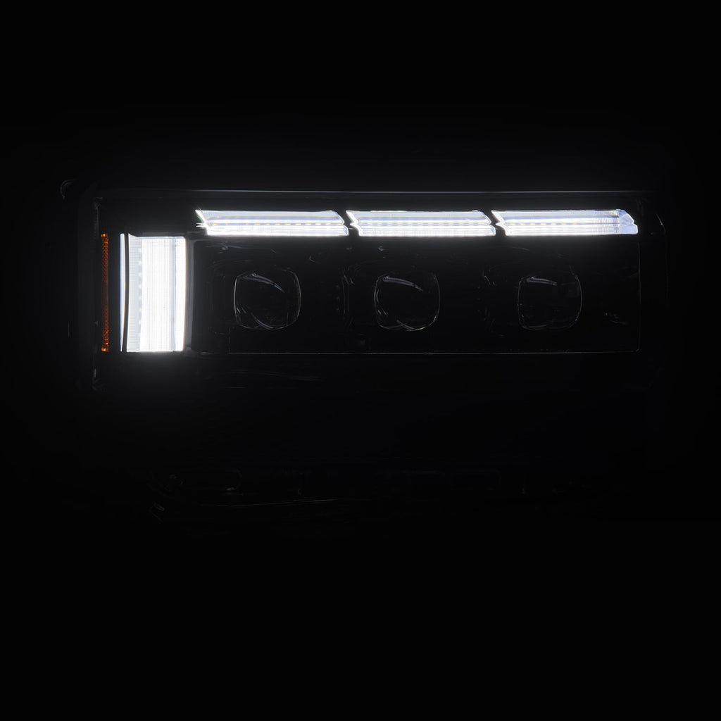 24-26 Toyota Land Cruiser NOVA-Series LED Projector Headlights Alpha-Black - Apollo Off-Road