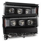 24-26 Toyota Land Cruiser NOVA-Series LED Projector Headlights Black - Apollo Off-Road