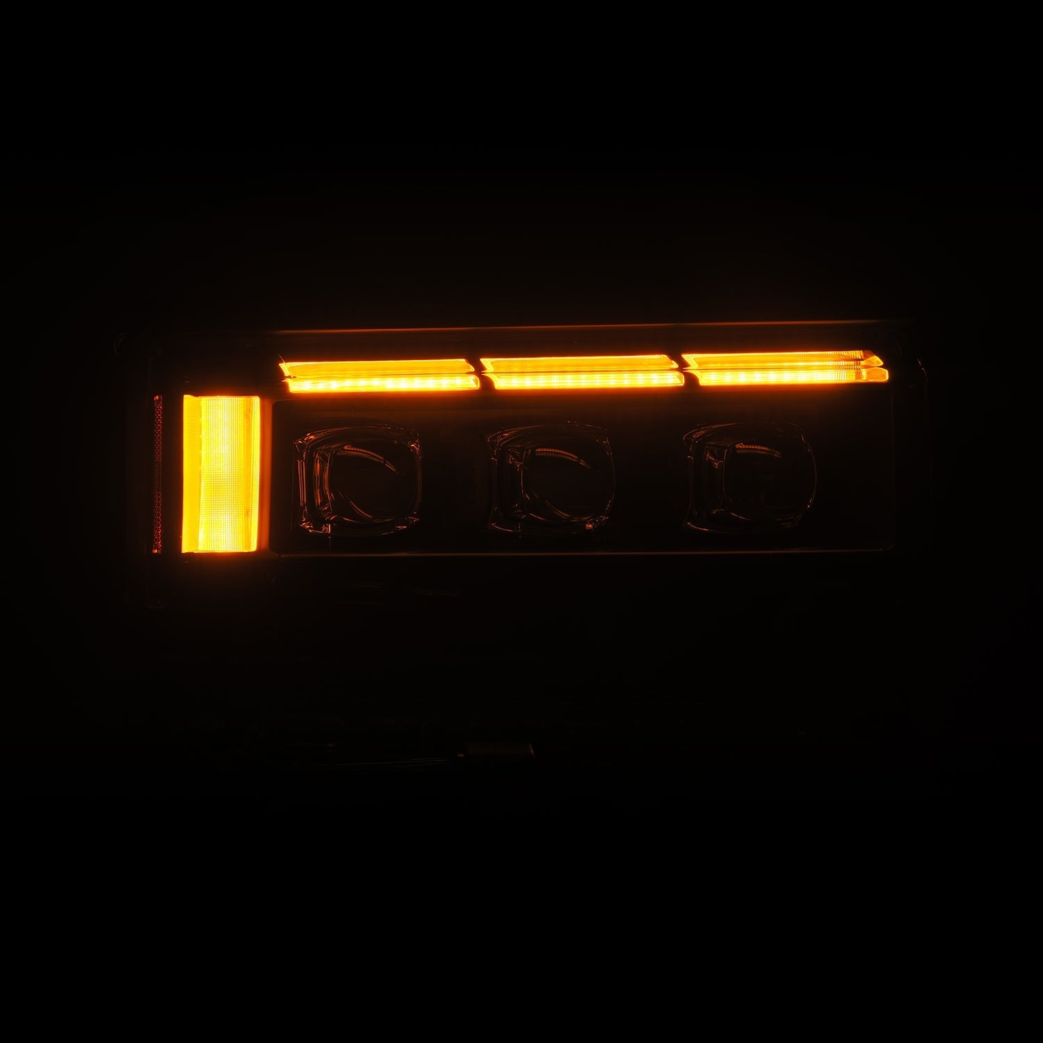 24-26 Toyota Land Cruiser NOVA-Series LED Projector Headlights Black - Apollo Off-Road