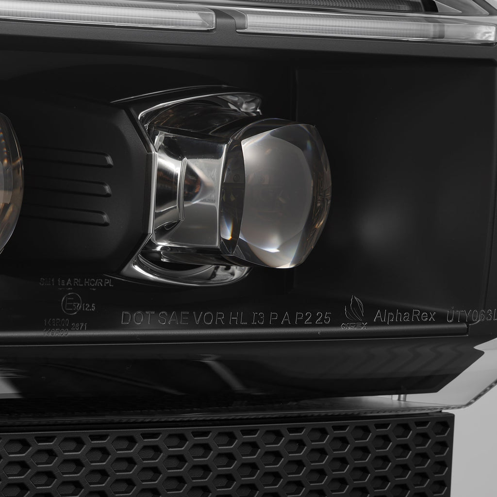 24-26 Toyota Land Cruiser NOVA-Series LED Projector Headlights Black - Apollo Off-Road