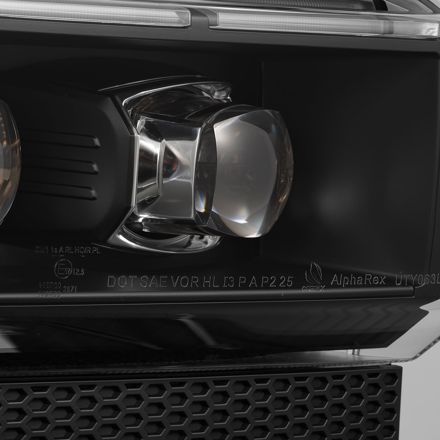 24-26 Toyota Land Cruiser NOVA-Series LED Projector Headlights Black - Apollo Off-Road