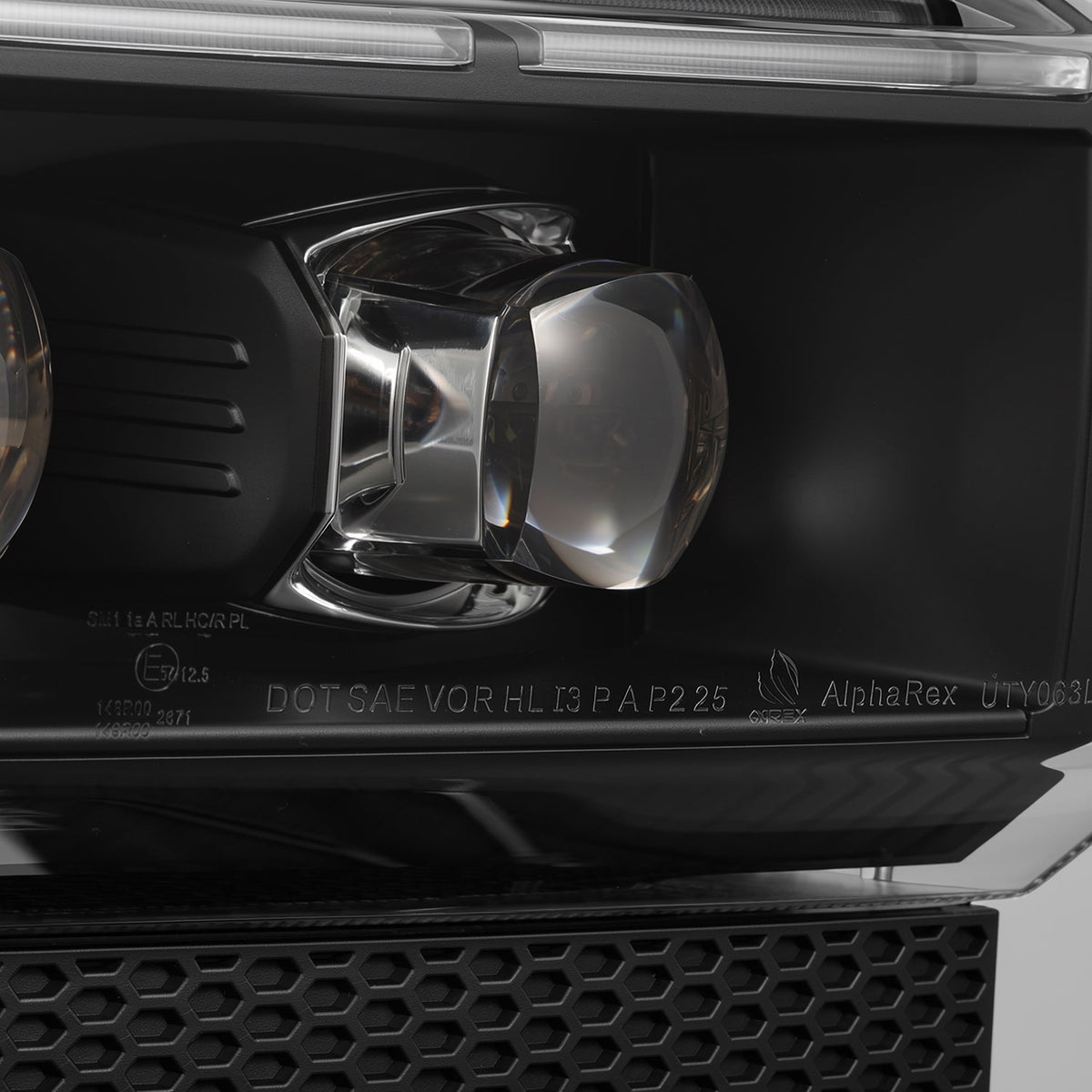 24-26 Toyota Land Cruiser NOVA-Series LED Projector Headlights Black - Apollo Off-Road
