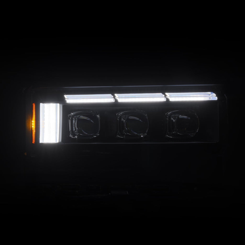 24-26 Toyota Land Cruiser NOVA-Series LED Projector Headlights Black - Apollo Off-Road