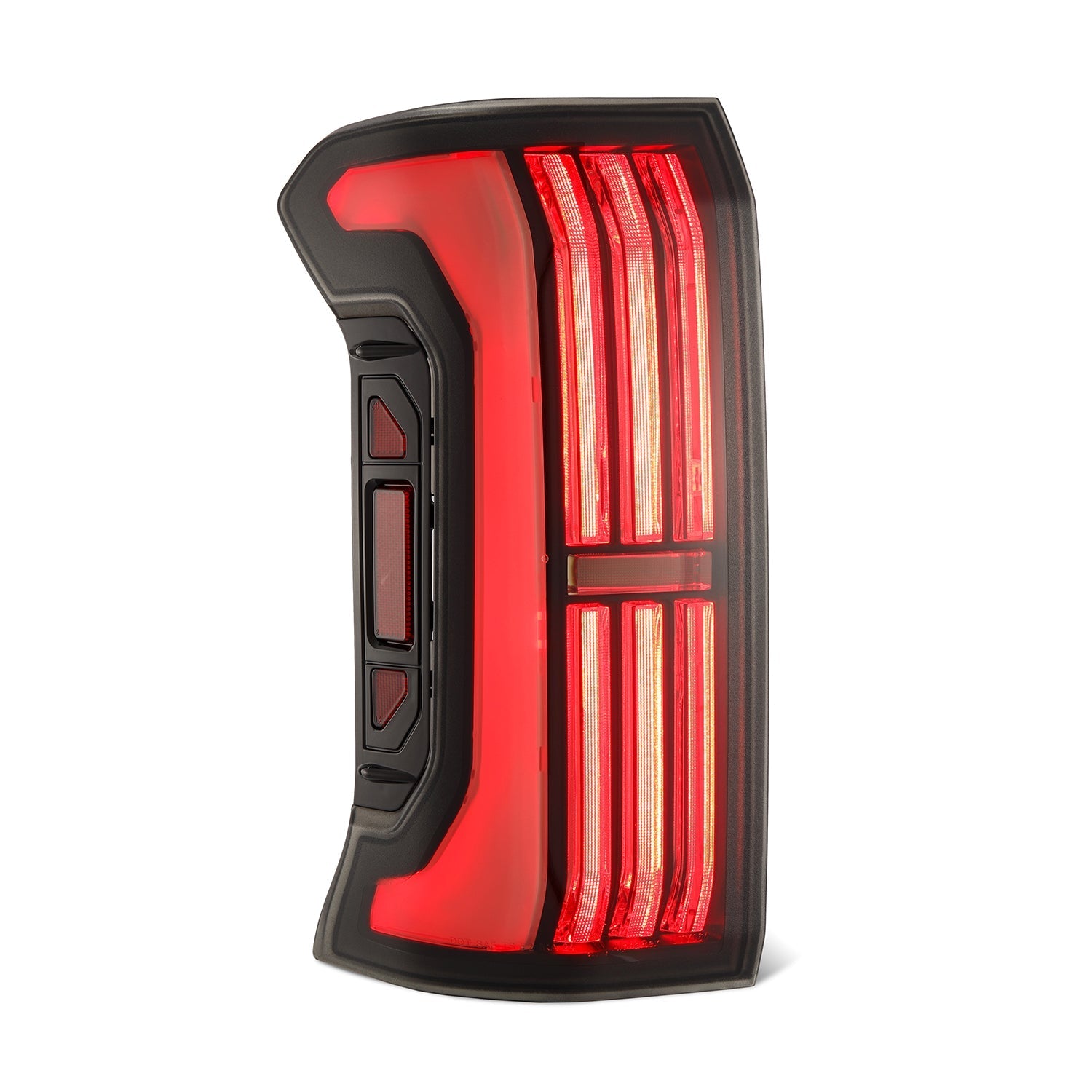 24-25 Toyota Tacoma NOVA-Series Prismatic LED Tail Lights Alpha-Black - Apollo Off-Road