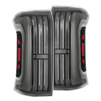24-25 Toyota Tacoma NOVA-Series Prismatic LED Tail Lights Black - Apollo Off-Road