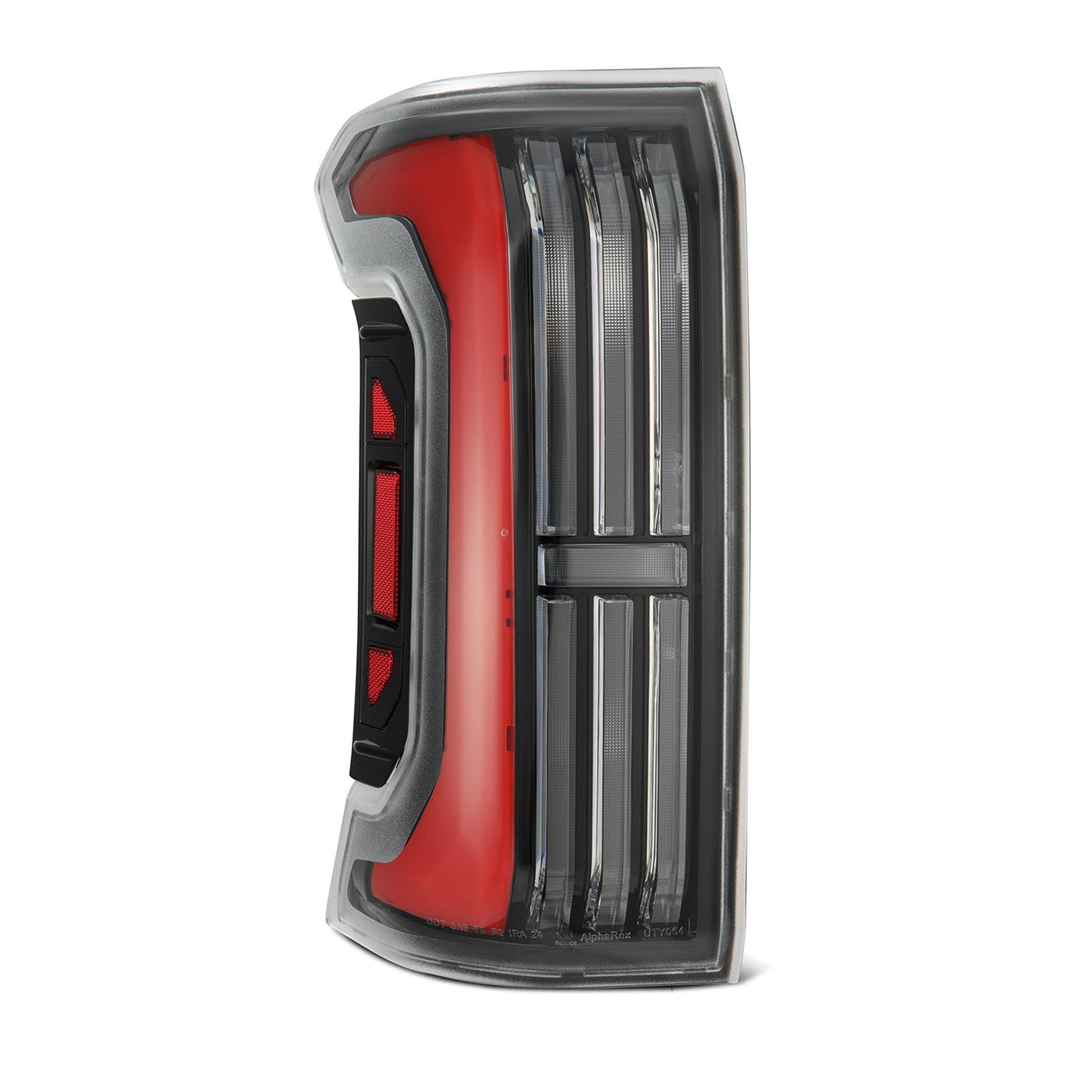 24-25 Toyota Tacoma NOVA-Series Prismatic LED Tail Lights Black-Red - Apollo Off-Road