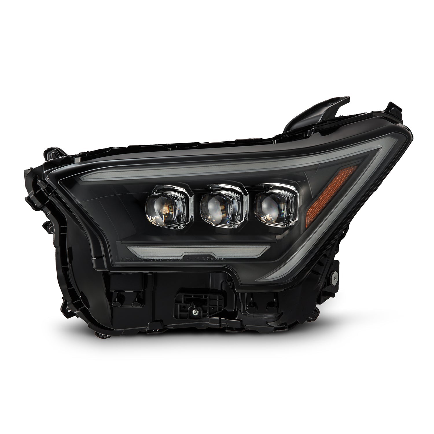 24-24 Toyota Tacoma NOVA-Series LED Projector Headlights Black - Apollo Off-Road