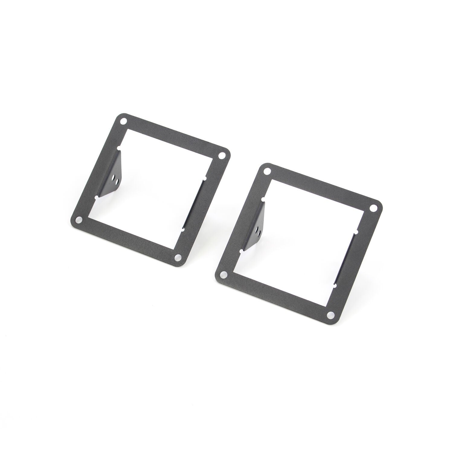 BR6/BR11 Light Plates Textured Black Designed for Rigid D-Series Dually 2010-2018 Dodge Ram 2500/3500 Go Rhino
