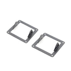 BR6/BR11 Light Plates Textured Black Designed for Rigid D-Series Dually 2010-2018 Dodge Ram 2500/3500 Go Rhino