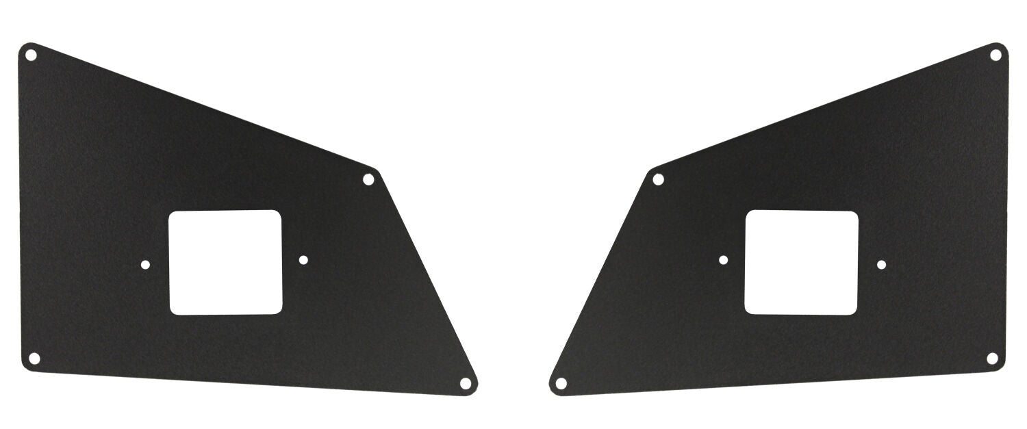 BR5 Light Plates Textured Black Ford Rigid Industries Ignite lights  2016-2023 Toyota Tacoma Go Rhino