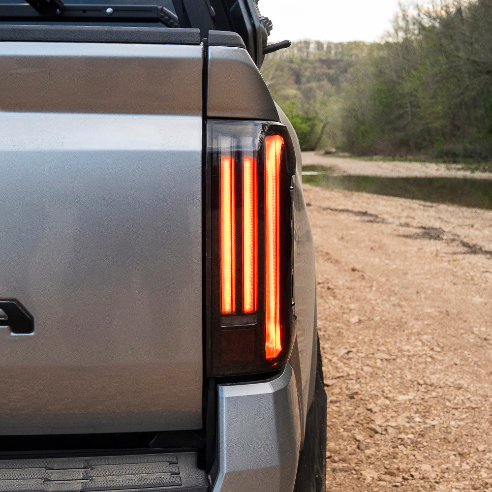 2024+ Toyota Tacoma LED Tail Lights Red (pair) - Apollo Off-Road