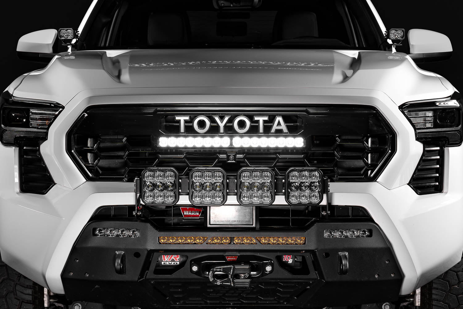 Diode Dynamics Tacoma 2024 TRD Grille Lightbar SS20 Sport Yellow Combo