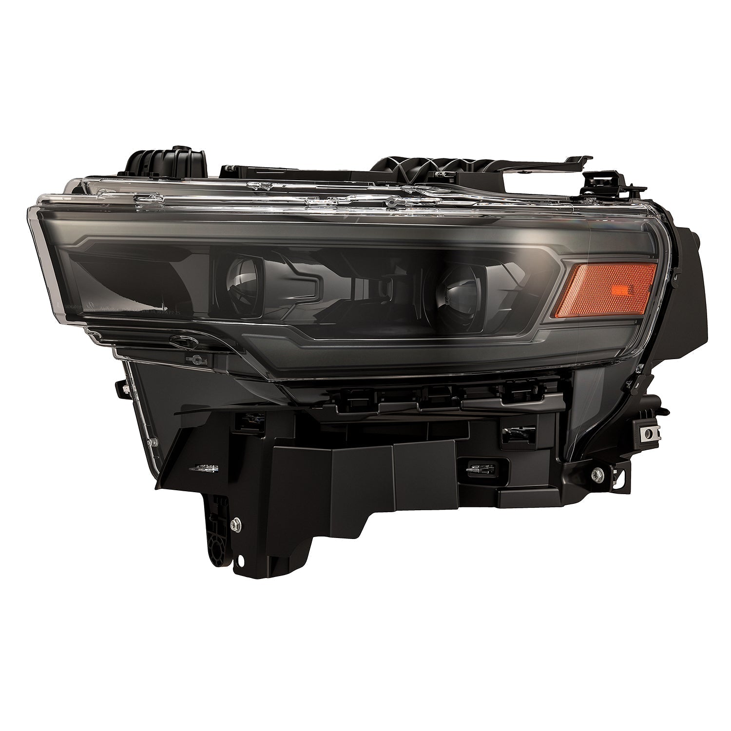 25-26 Ram 1500 LUXX-Series LED Projector Headlights Alpha-Black - Apollo Off-Road