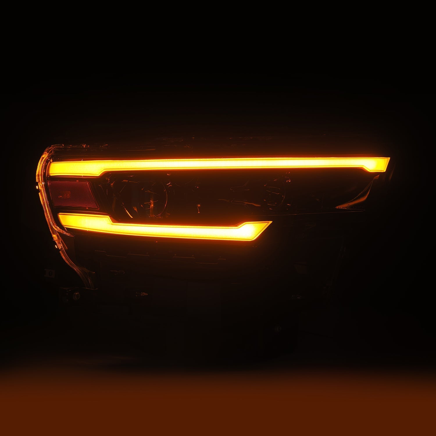 25-26 Ram 1500 LUXX-Series LED Projector Headlights Alpha-Black - Apollo Off-Road