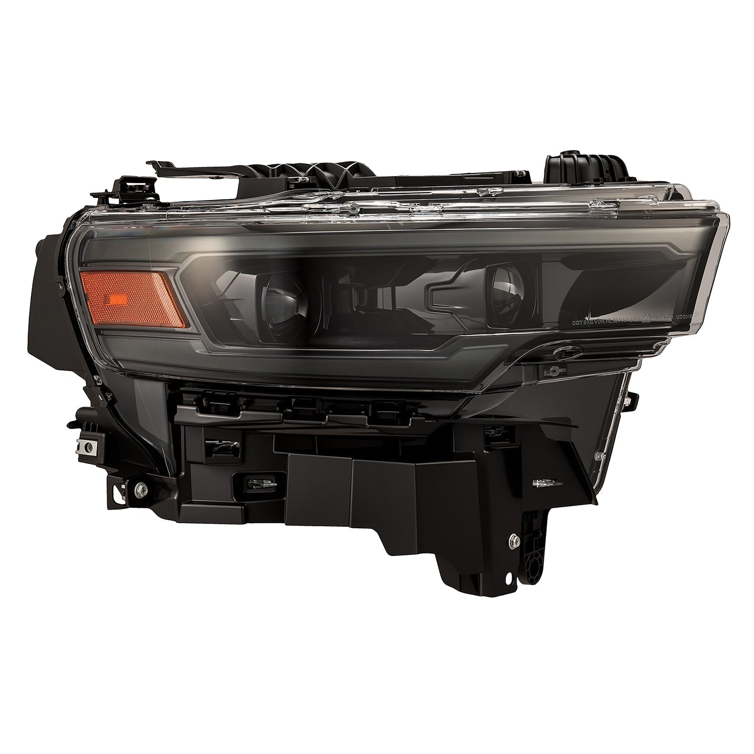 25-26 Ram 1500 LUXX-Series LED Projector Headlights Alpha-Black - Apollo Off-Road