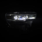25-26 Ram 1500 LUXX-Series LED Projector Headlights Black - Apollo Off-Road