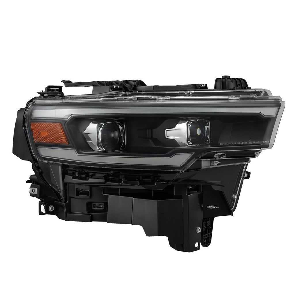 25-26 Ram 1500 LUXX-Series LED Projector Headlights Black - Apollo Off-Road