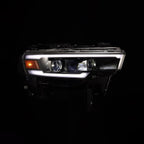 25-26 Ram 1500 LUXX-Series LED Projector Headlights Black - Apollo Off-Road