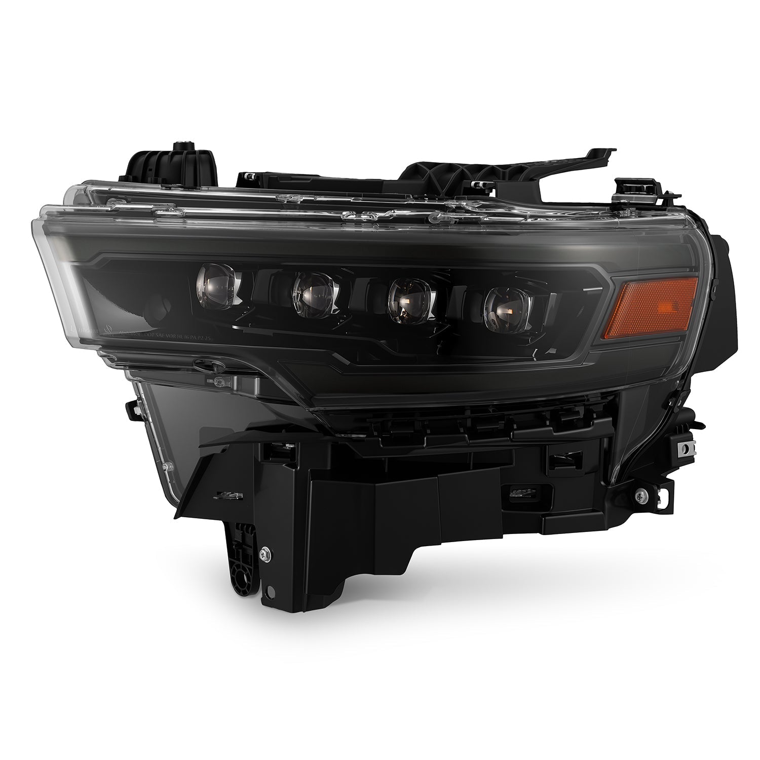 25-26 Ram 1500 NOVA-Series LED Projector Headlights Alpha-Black - Apollo Off-Road