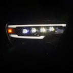 25-26 Ram 1500 NOVA-Series LED Projector Headlights Alpha-Black - Apollo Off-Road