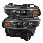 25-26 Ram 1500 NOVA-Series LED Projector Headlights Black - Apollo Off-Road