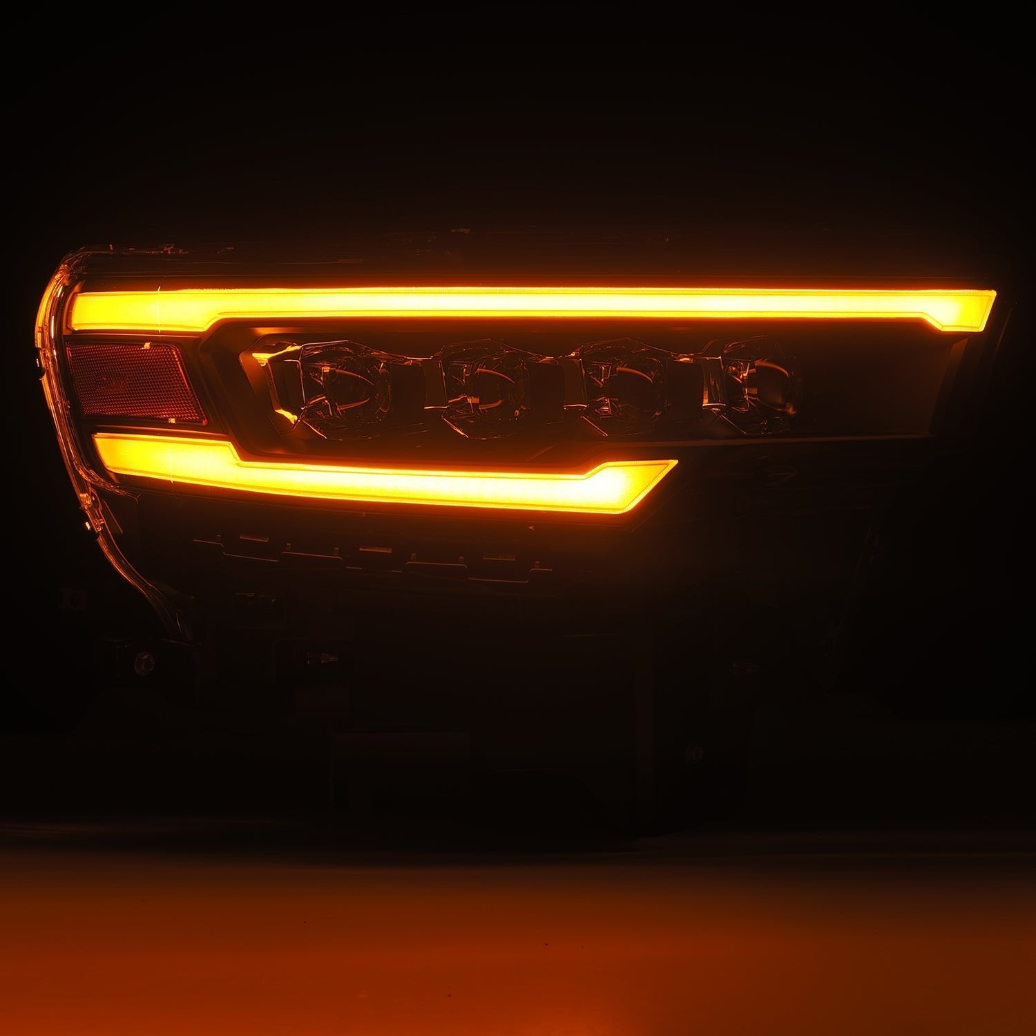 25-26 Ram 1500 NOVA-Series LED Projector Headlights Black - Apollo Off-Road
