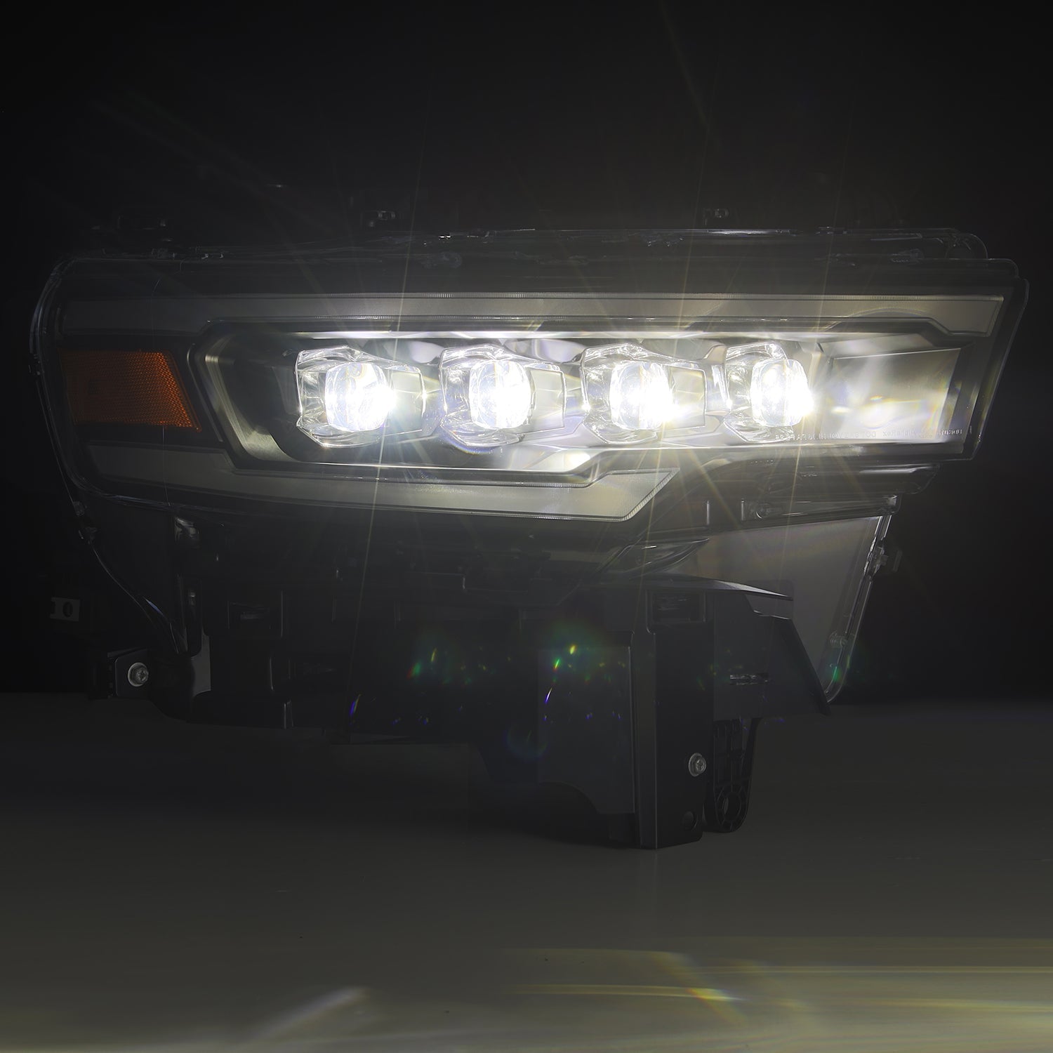 25-26 Ram 1500 NOVA-Series LED Projector Headlights Black - Apollo Off-Road