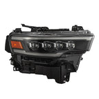 25-26 Ram 1500 NOVA-Series LED Projector Headlights Black - Apollo Off-Road