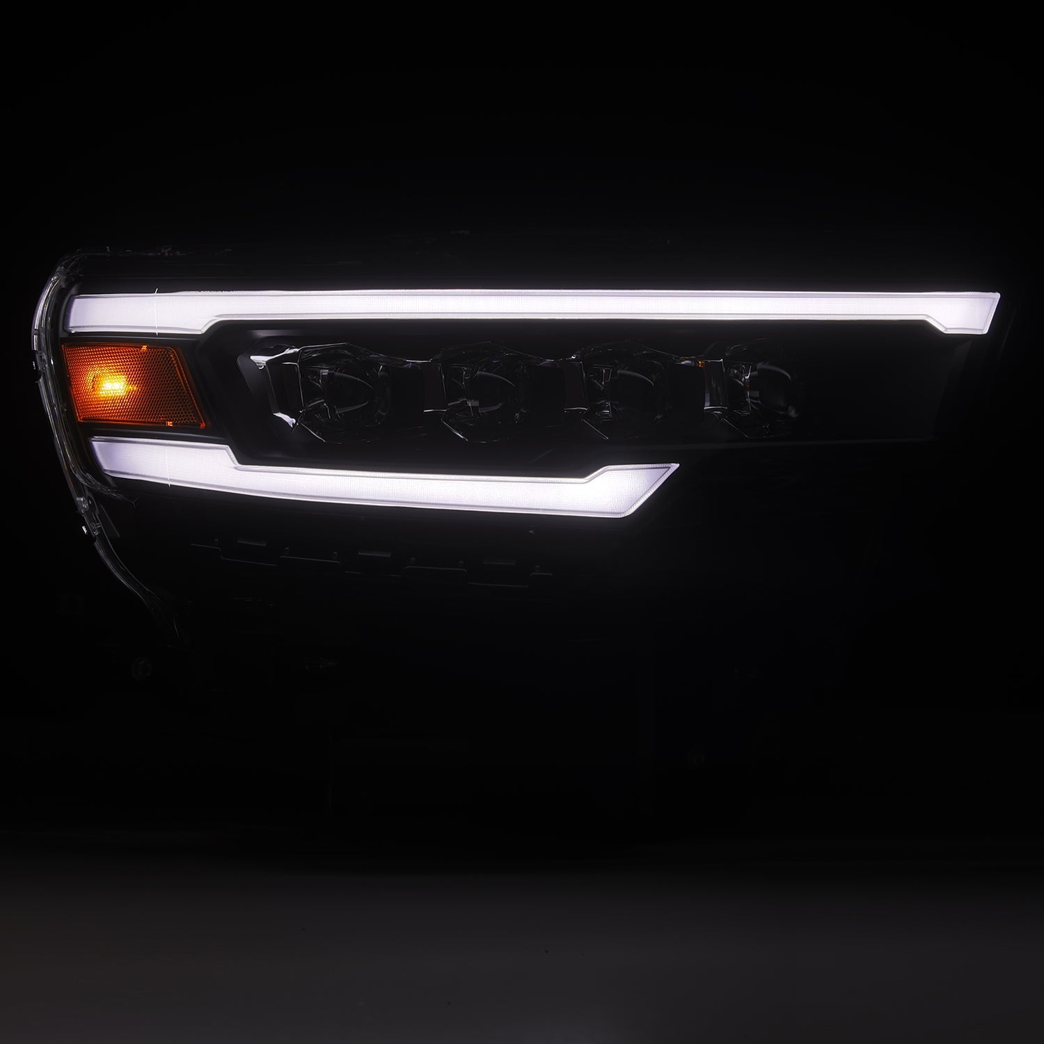 25-26 Ram 1500 NOVA-Series LED Projector Headlights Black - Apollo Off-Road