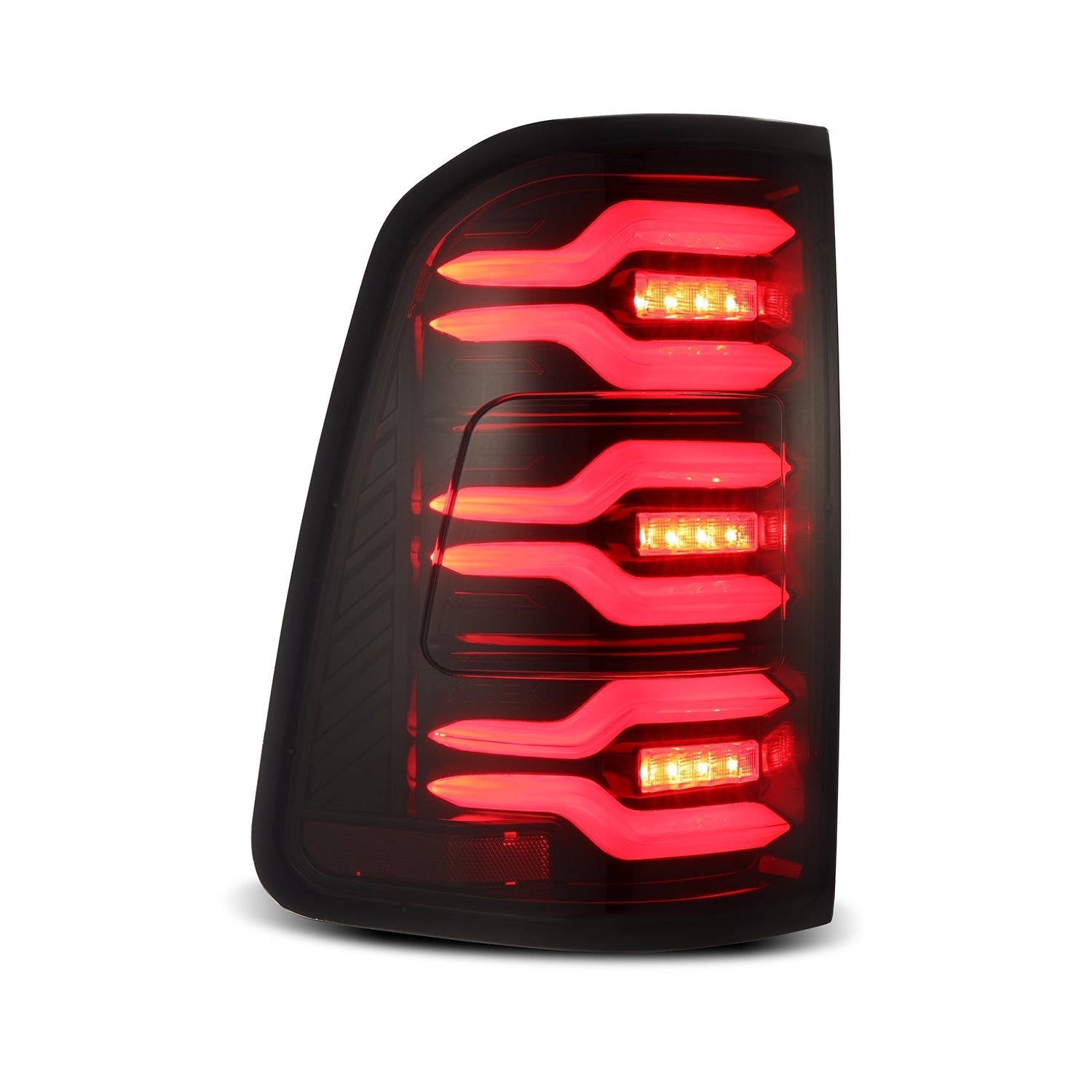 25-25 Ram 1500 LUXX-Series LED Tail Lights Black - Apollo Off-Road