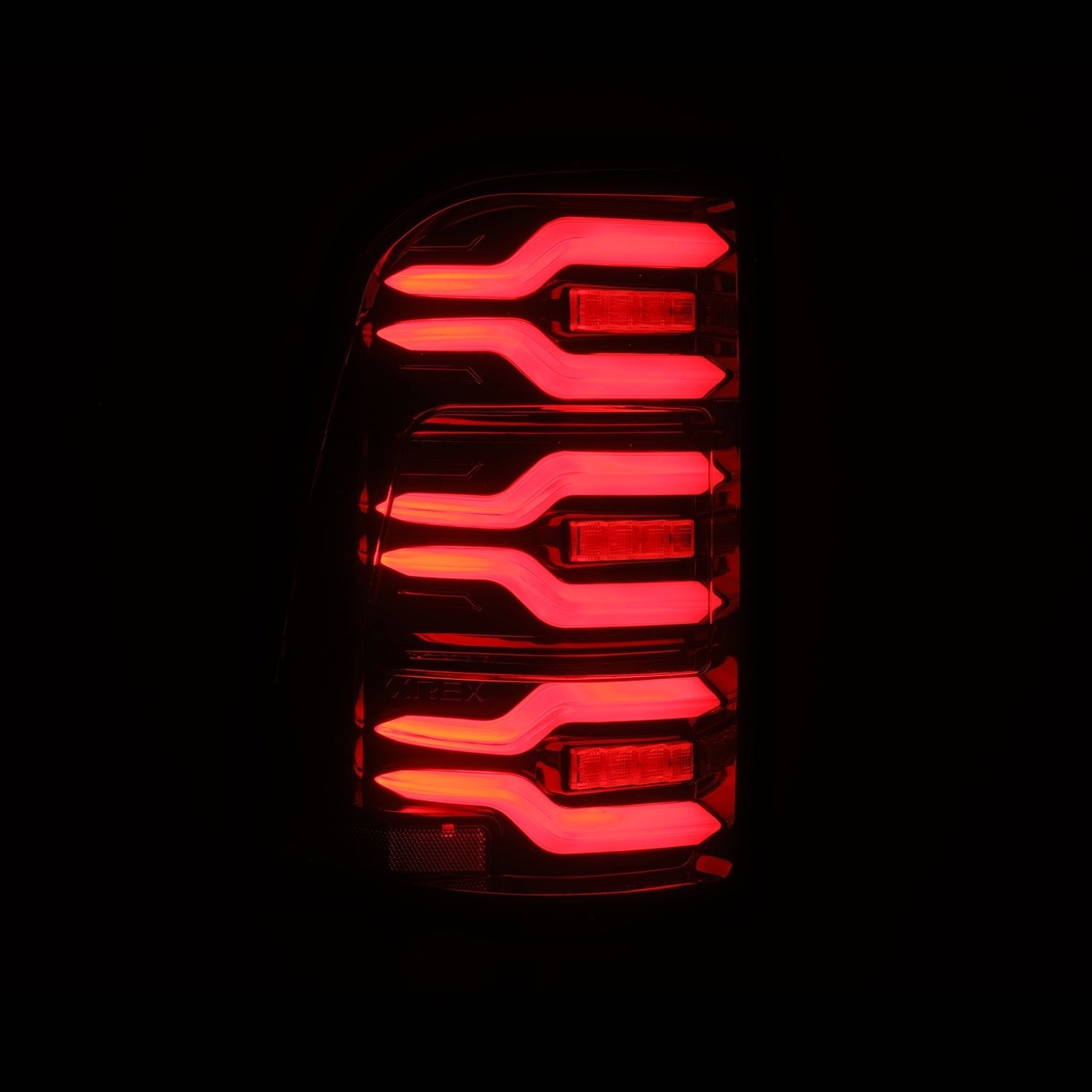 25-25 Ram 1500 LUXX-Series LED Tail Lights Black-Red - Apollo Off-Road