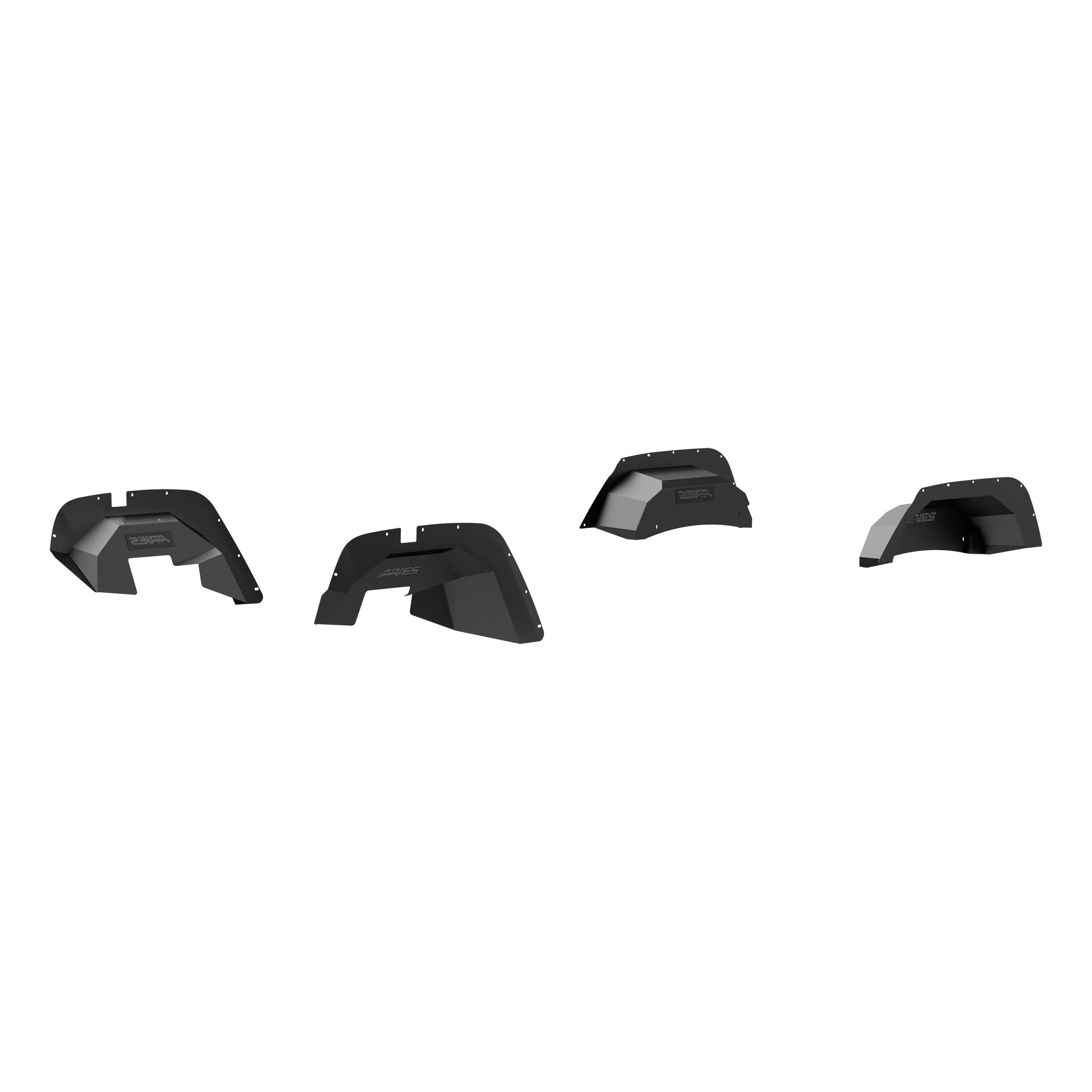 ARIES Jeep Wrangler JK Aluminum Front and Rear Inner Fender Liners, 2018 Jeep Wrangler