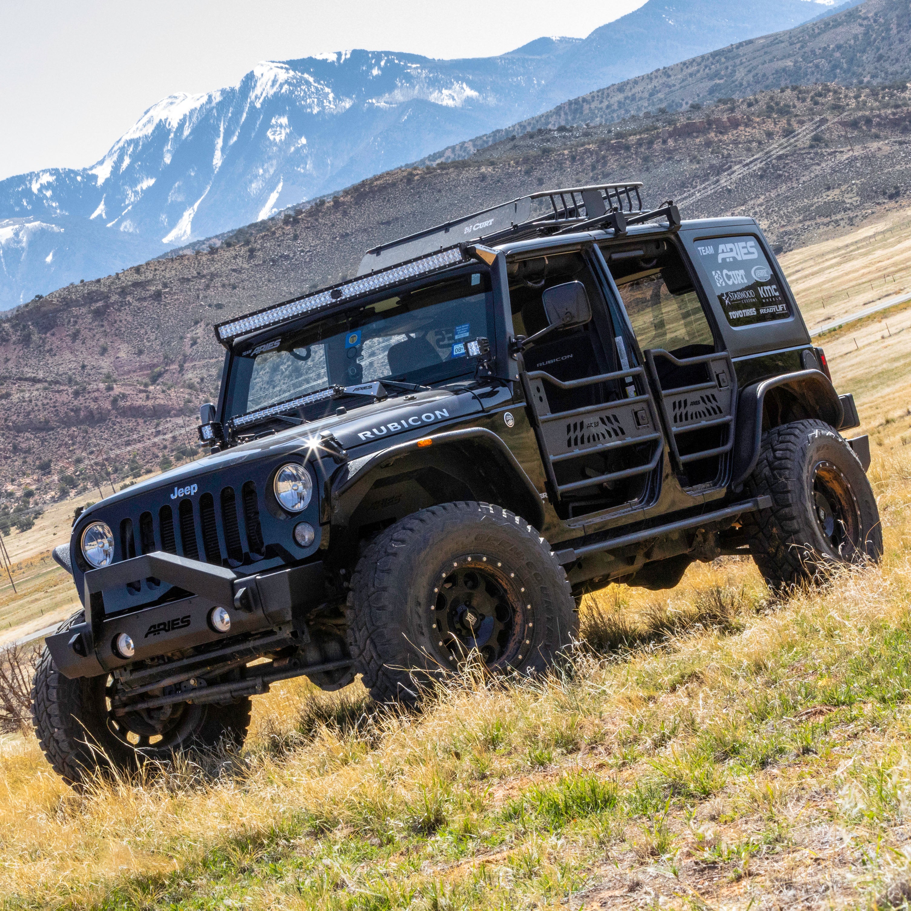 ARIES Jeep Wrangler JK Aluminum Rear Tube Doors, 2018 Jeep Wrangler