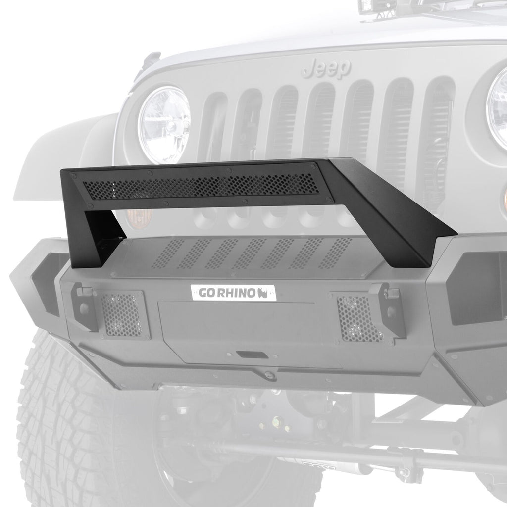 Trailline 20 Light Mount Bar Textured Black 2007-2026 Jeep Wrangler JK/JL 2020-2025 Jeep Gladiator 2021-2025 Ford Bronco Go Rhino