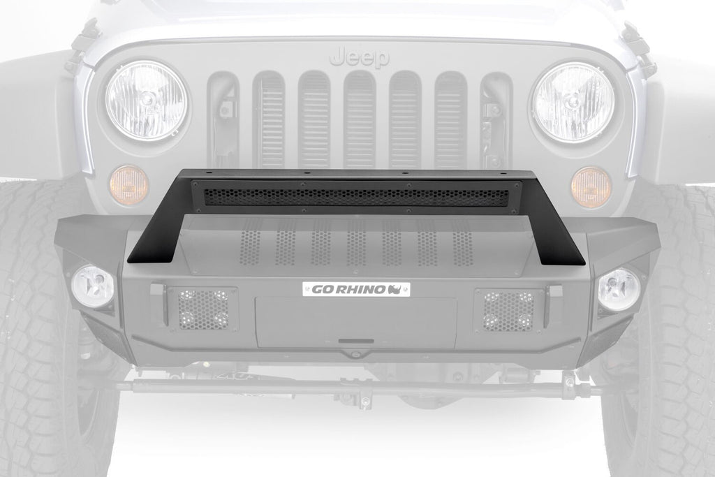Trailline 20 Light Mount Bar Textured Black 2007-2026 Jeep Wrangler JK/JL 2020-2025 Jeep Gladiator 2021-2025 Ford Bronco Go Rhino