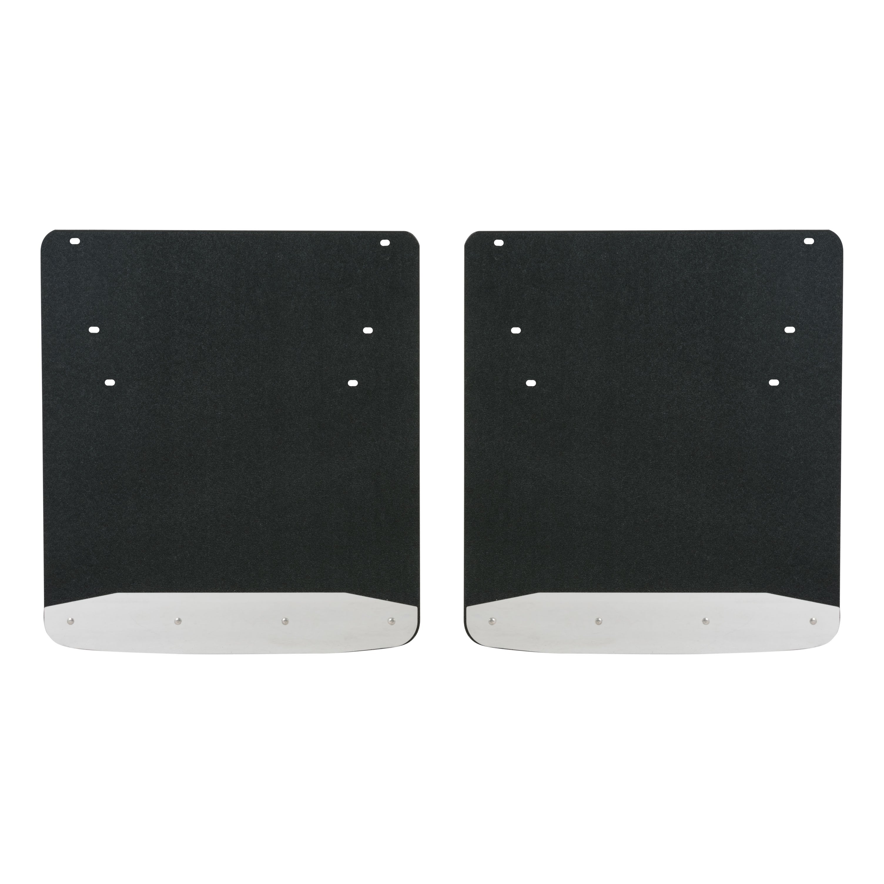 LUVERNE Rear Dually 20" x 23" Textured Rubber Mud Guards, 2019-2026 Ram 2500/3500