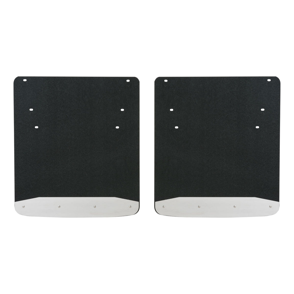 LUVERNE Rear Dually 20" x 23" Textured Rubber Mud Guards, 2019-2026 Ram 3500