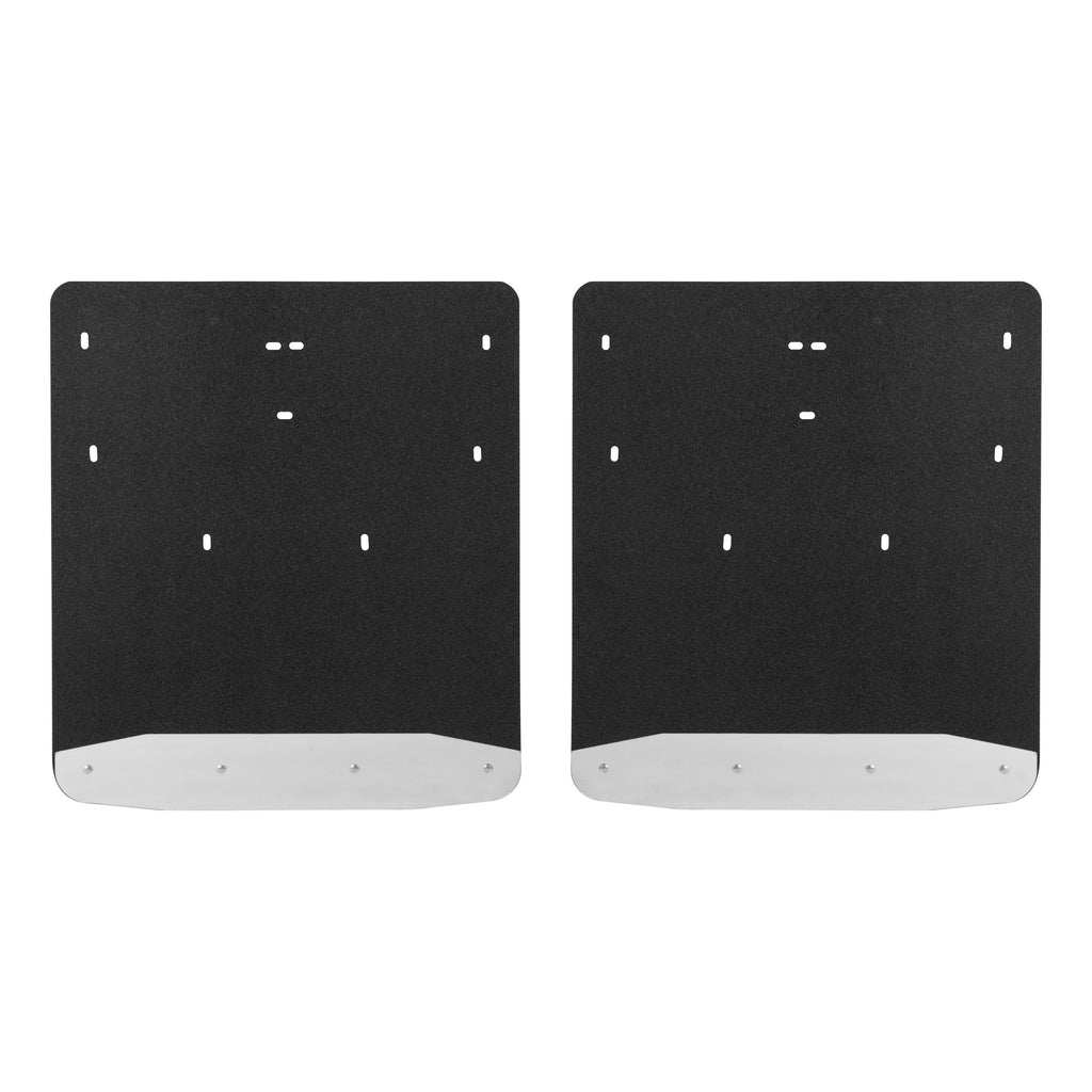 LUVERNE Rear Dually 20" x 23" Rubber Mud Guards, 2011-2016 Ford F-250/F-350/F-450 Super Duty