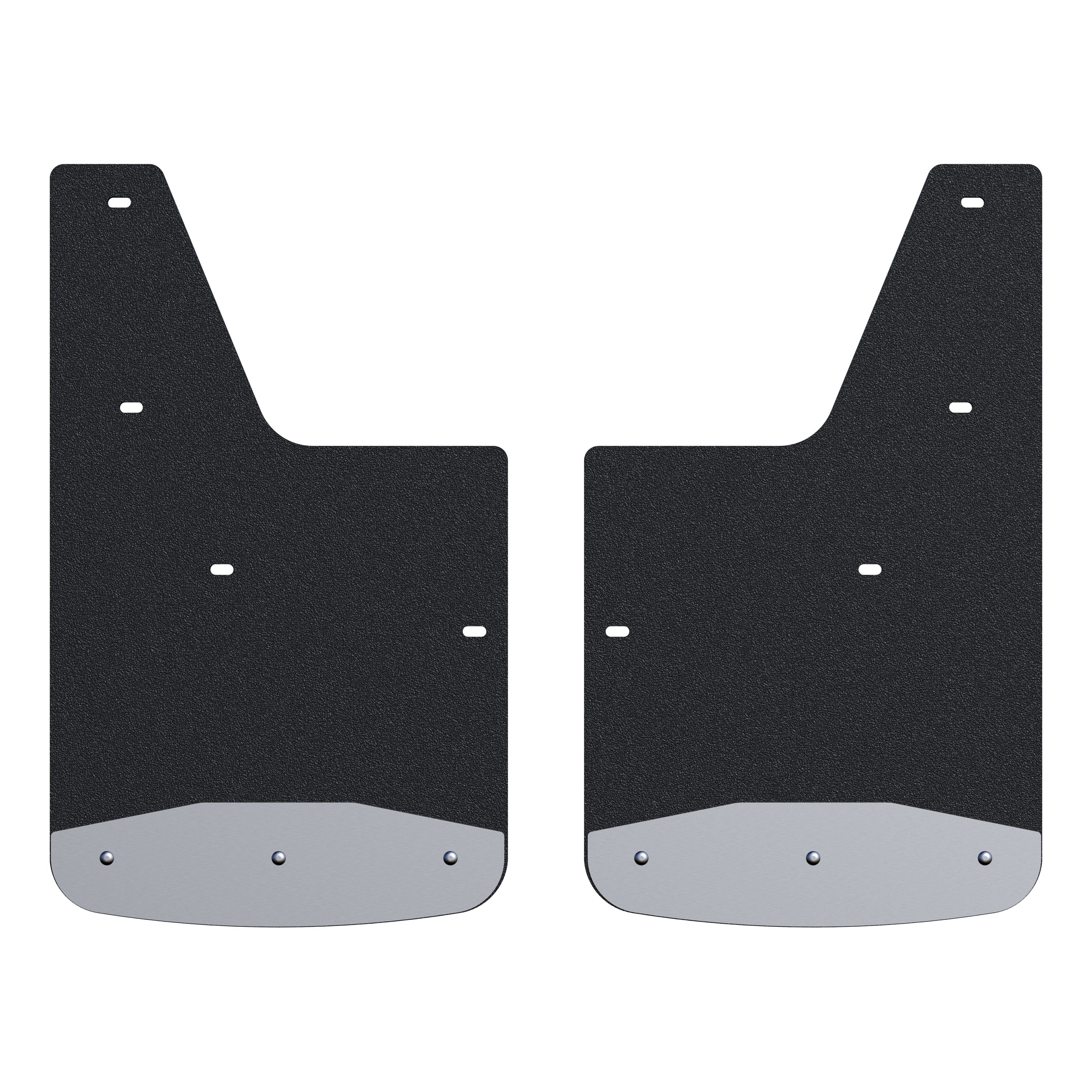 LUVERNE Front 12" x 20" Rubber Mud Guards, 2019-2026 Chevy/GMC Silverado/Sierra 1500