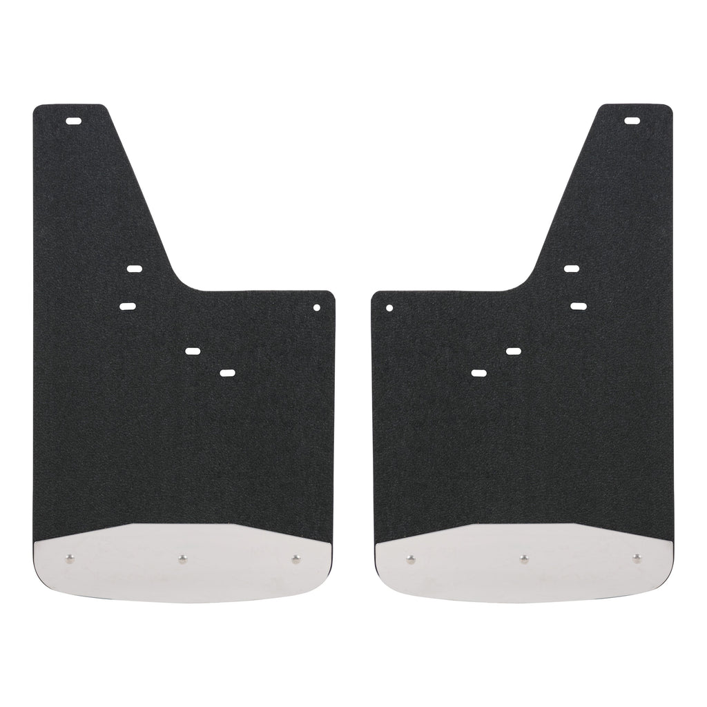 LUVERNE Rear 12" x 20" Rubber Mud Guards, 2019-2026 Chevy/GMC Silverado/Sierra 1500