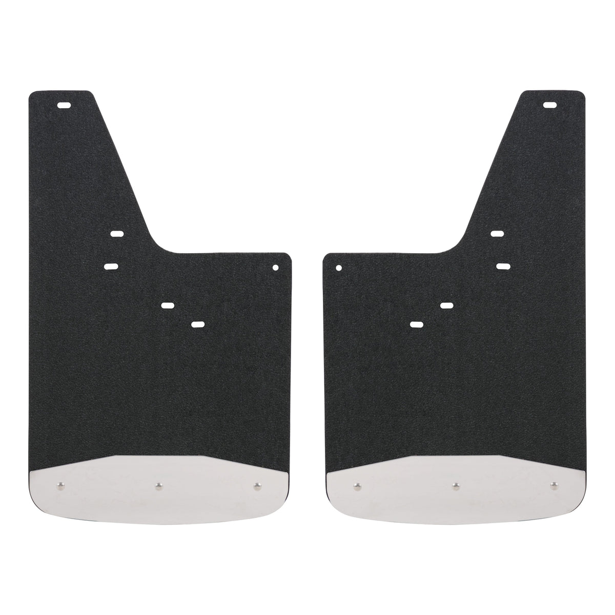 LUVERNE Rear 12" x 20" Rubber Mud Guards, 2019-2026 Chevy/GMC Silverado/Sierra 1500
