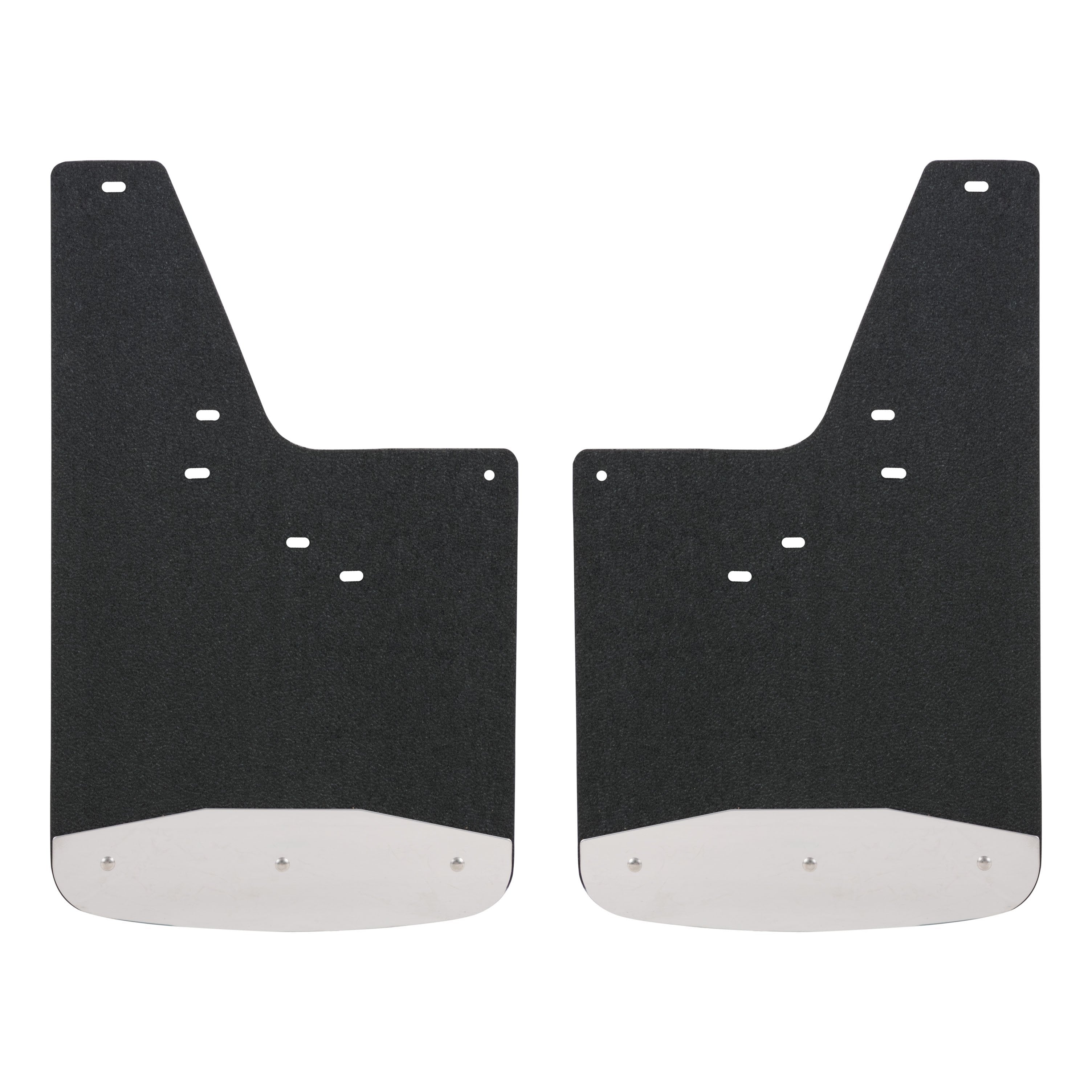 LUVERNE Rear 12" x 23" Rubber Mud Guards, 2019-2026 Chevy/GMC Silverado/Sierra 1500