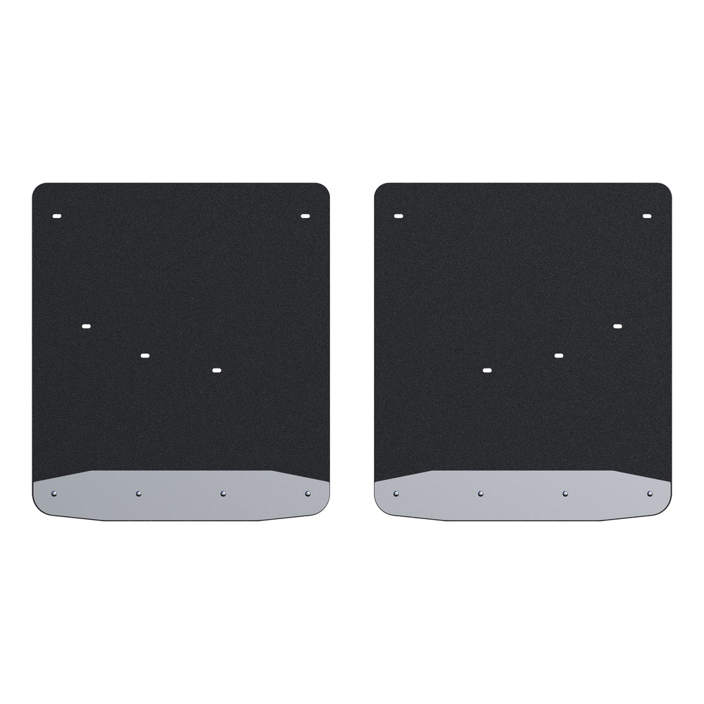 LUVERNE Rear Dually 20" x 23" Rubber Mud Guards, 2020-2026 Chevy/GMC Silverado/Sierra 3500HD