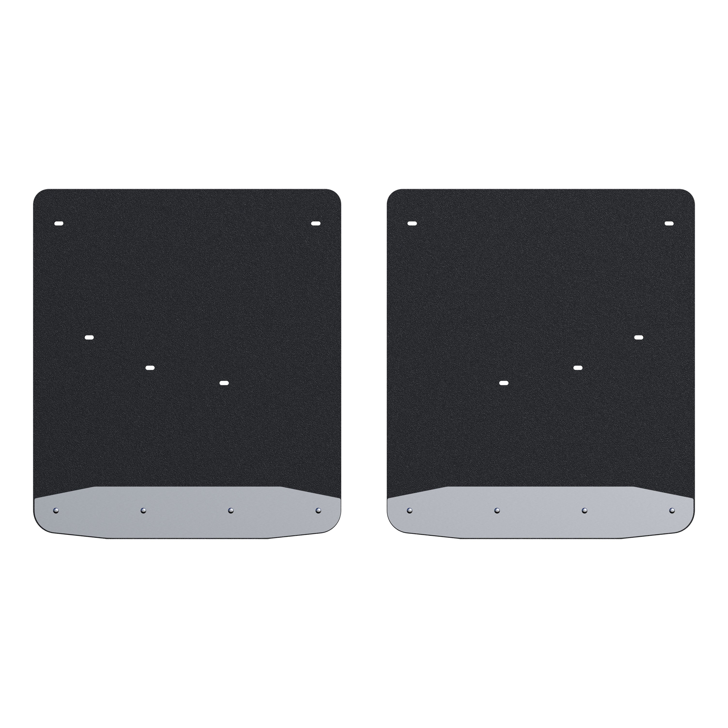 LUVERNE Rear Dually 20" x 23" Rubber Mud Guards, 2020-2026 Chevy/GMC Silverado/Sierra 3500HD