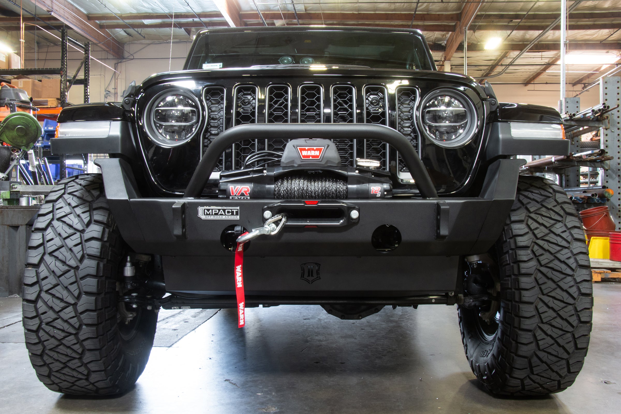 18-Up Jeep Wrangler JL / 20-Up Gladiator JT Front Impact Mid Width Wings ICON Impact Series Offroad Armor